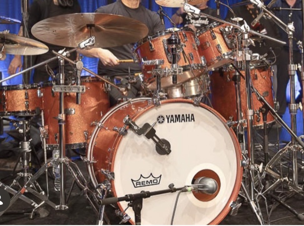 Dave Weckl-Yamaha Drums-orange sparkle