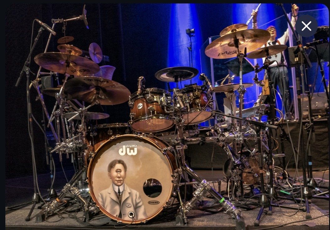 Jeremy Stacy-Tama drums-King Crimson- Drumset- Drummer Photo